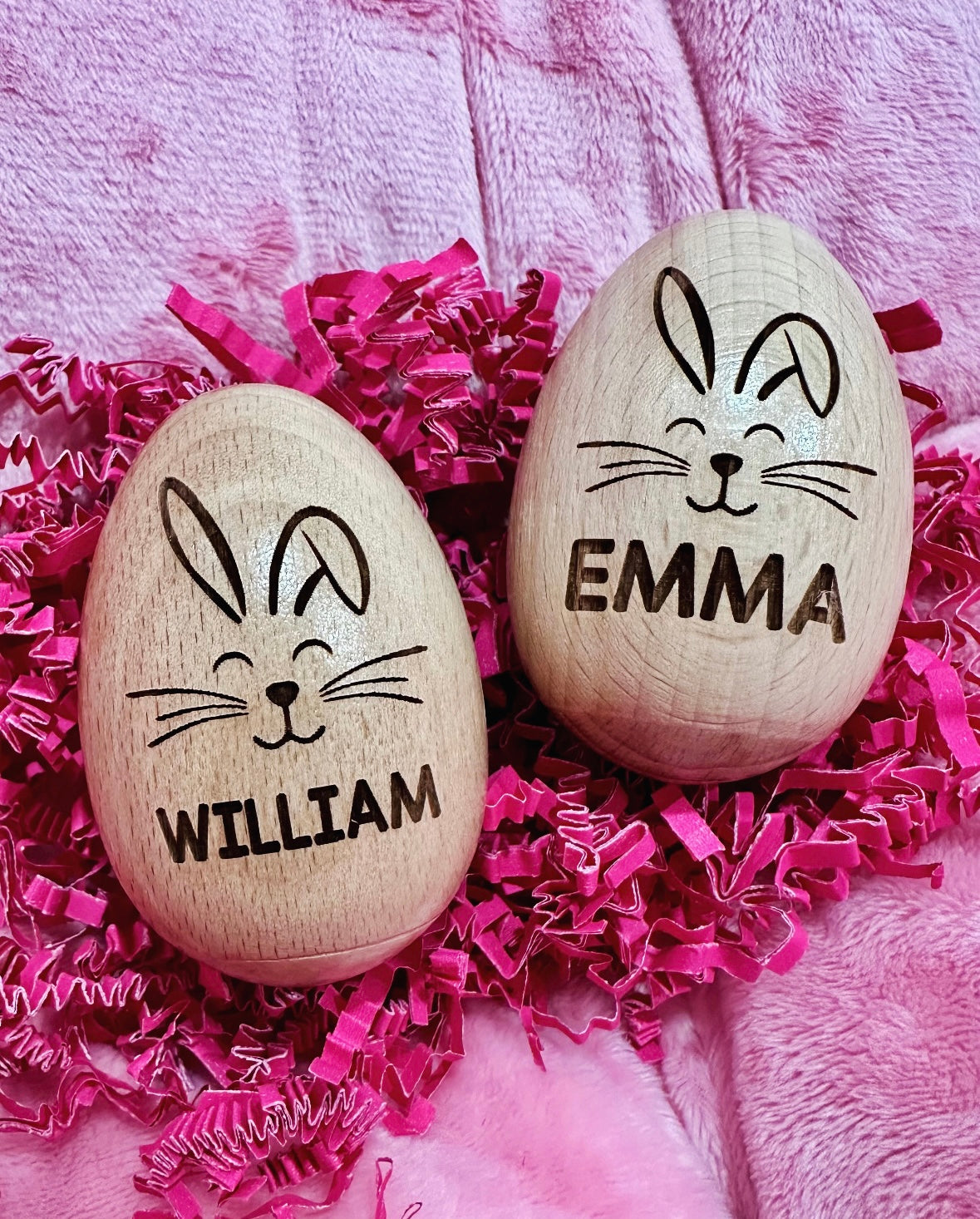 Personalized Wood Shaker Egg
