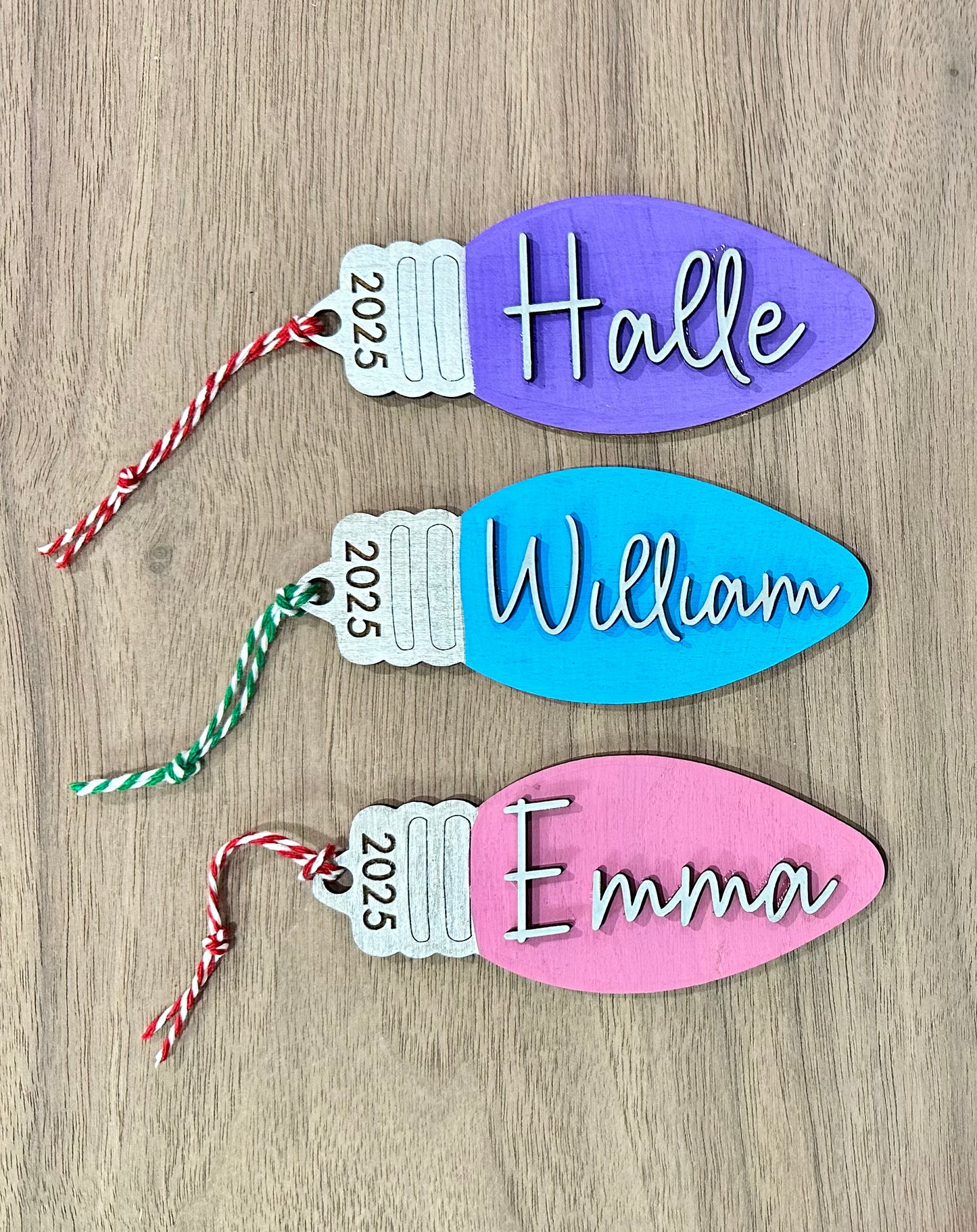 Personalized Bulb Ornament