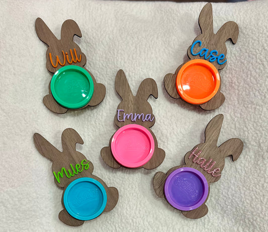 Personalized Easter Bunny Play-Doh