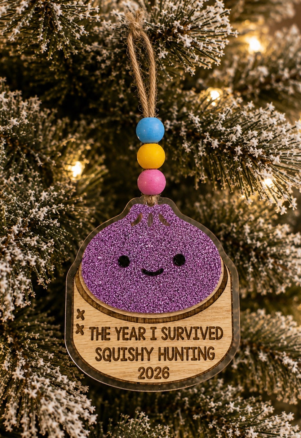 Squishy Hunting 2026 Ornament