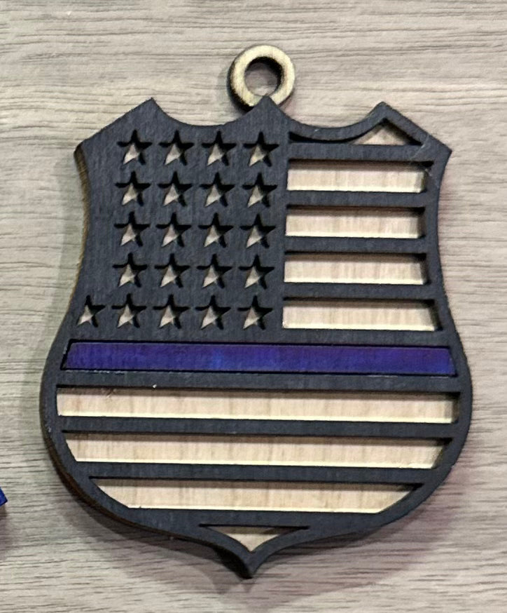 Officer Badge Ornament
