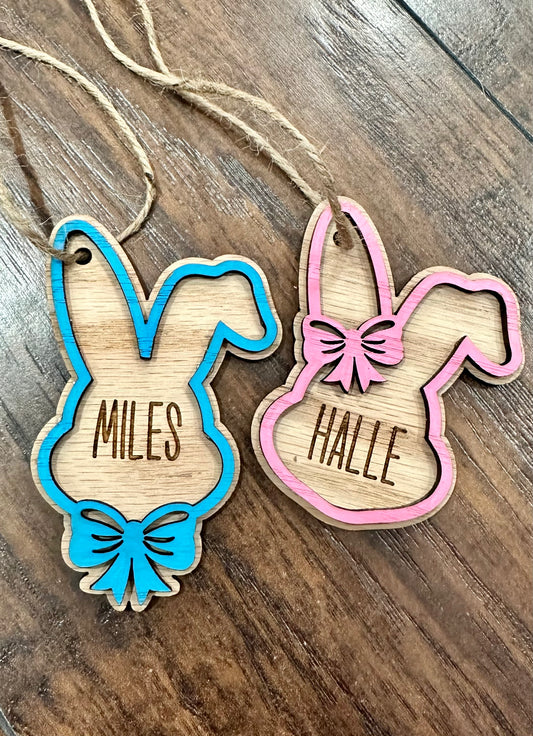 Easter Bunny Basket Tags