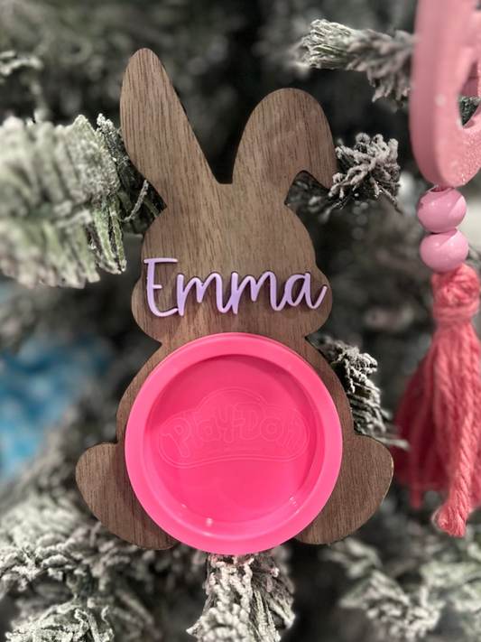 Personalized Easter Bunny Play-Doh